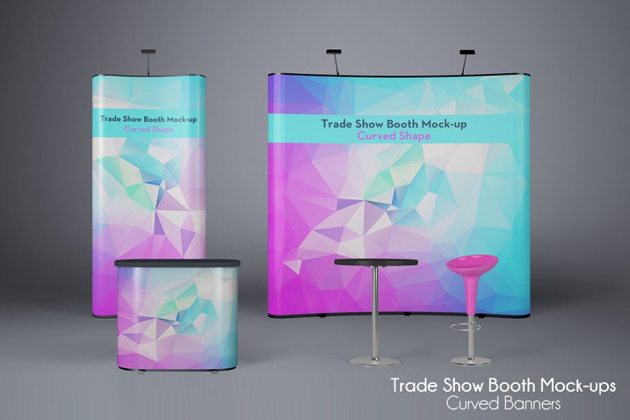 Free exhibition booth mockup (psd). 280 Best Trade Show Booth Mockup Templates Free Premium