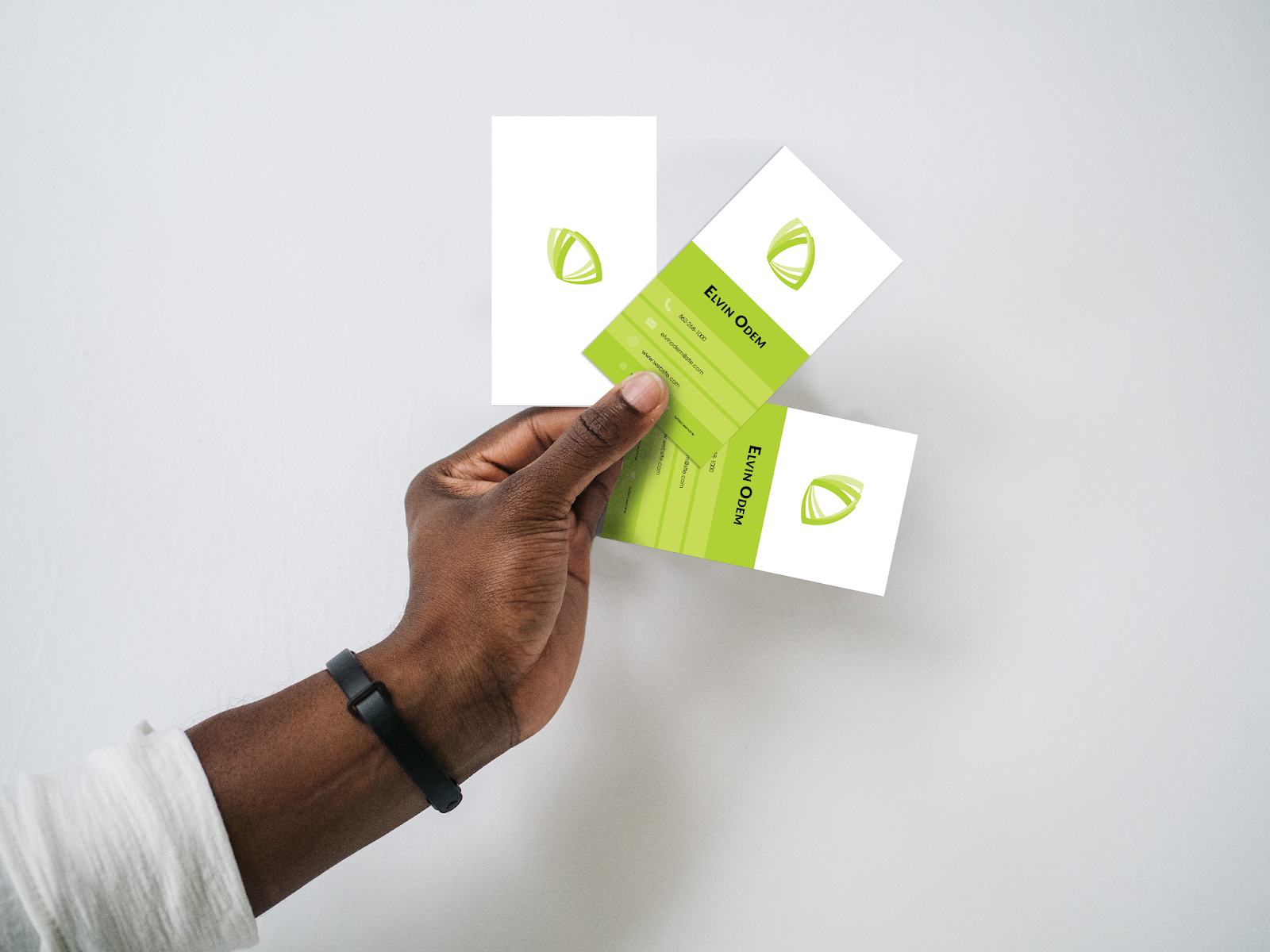 Keep it simple by including only the most important information. Hand Holding Business Card Psd Vol 2