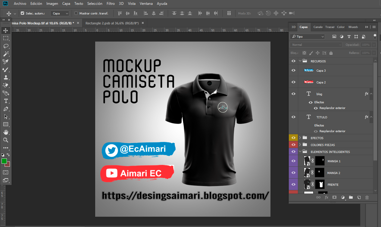 Mockups de camisetas e blusinhas! Mockup Camiseta Polo Desings Aimari Ec
