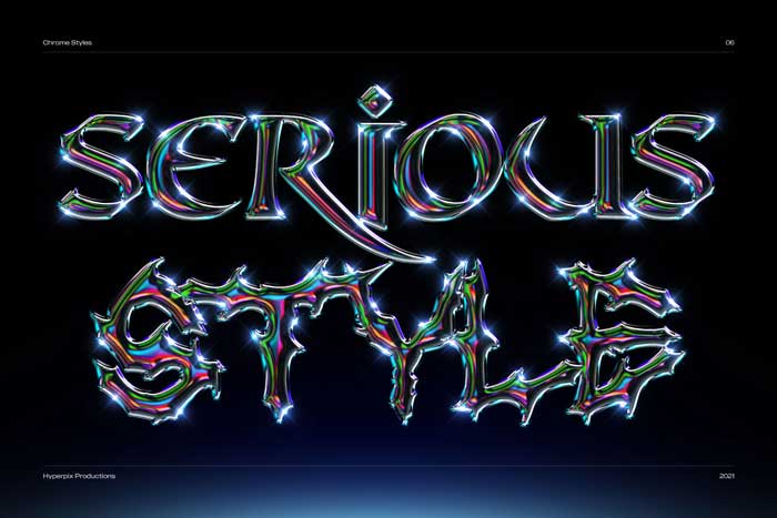 Realistic 3d chrome logo mockup for free download. Serious Chrome Style Text Effects Psd Mockup Free Download