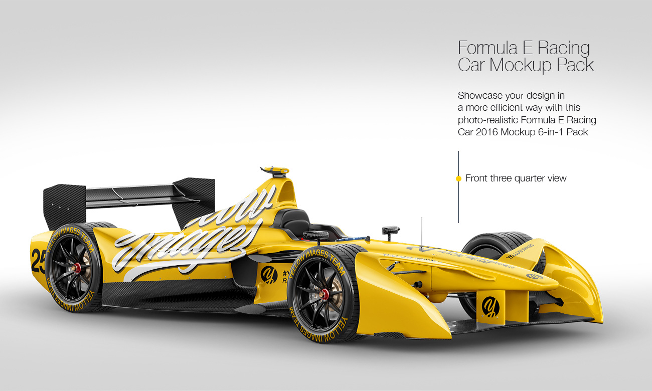 It might be the one fia has tested the most and based their rules on, so it is the best starting point to run for the initial design. Formula E Racing Car 2016 Mockup Pack 6 In 1 Pack