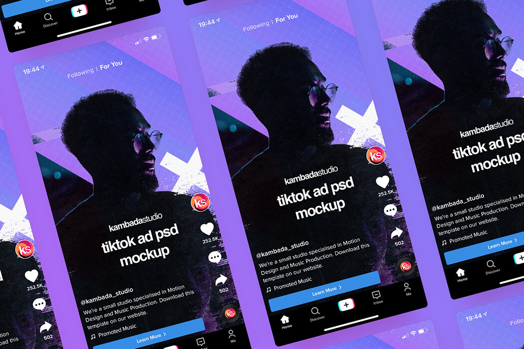27000+ vectors, stock photos & psd files. Tiktok Ad Mockup Free Psd File Kambada Studio