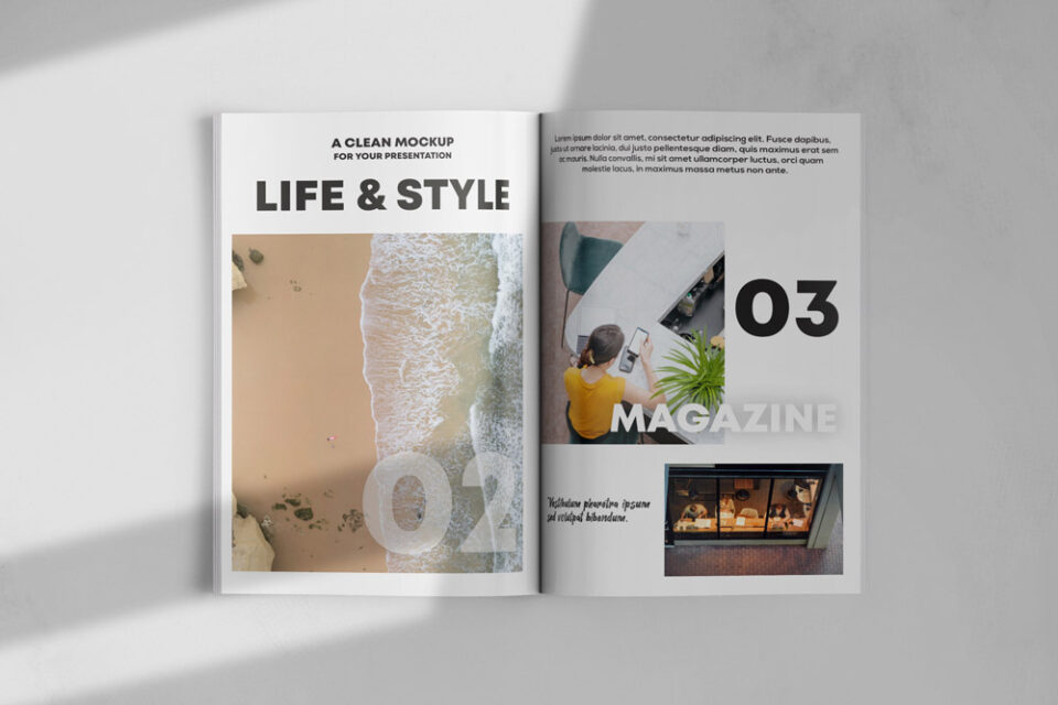 14+ Download Mockup De Revista&nbsp;Psd
