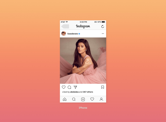 48+ Download Instagram Feed Mockup Illustrator&nbsp;Psd