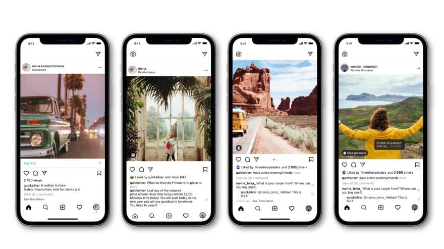 15+ Download Iphone Instagram Feed Mockup&nbsp;Psd