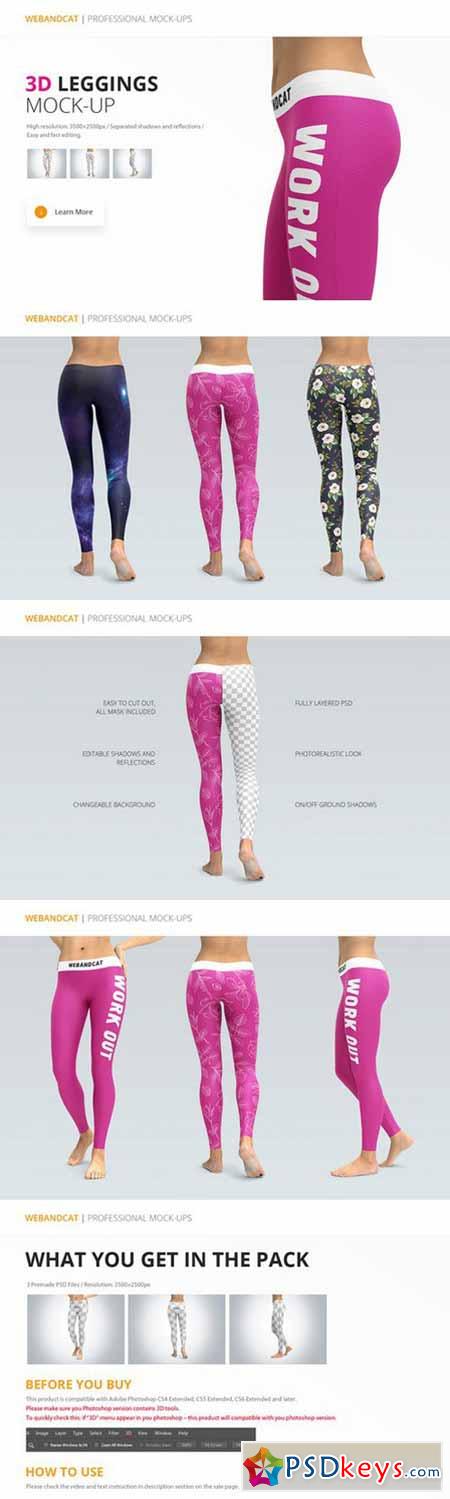 35+ Download Leggings Mockup Psd&nbsp;Free